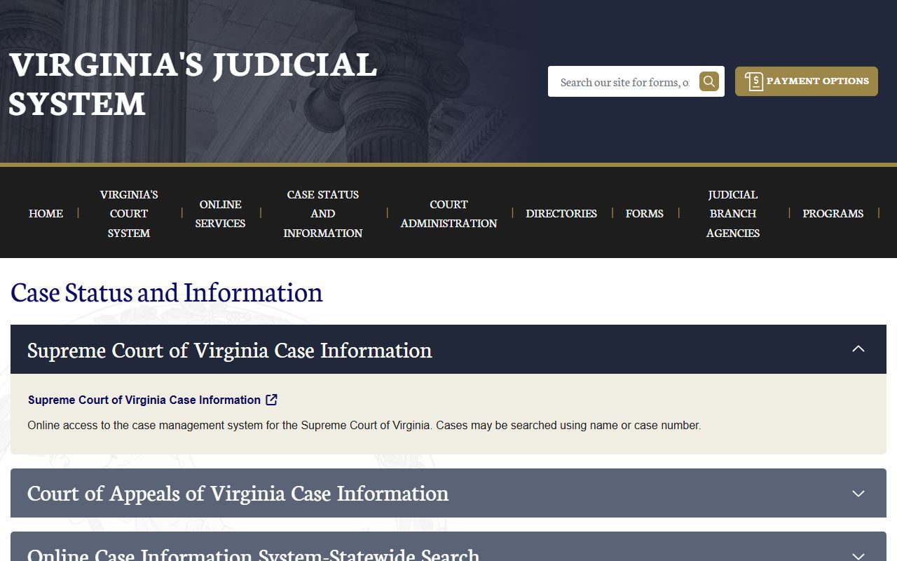 Powhatan County traffic case lookup